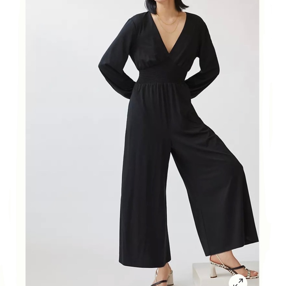 NWT Anthropologie & Hutch Wide-Leg V-Neck Jumpsuit